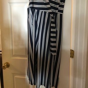 Striped spring jumpsuit